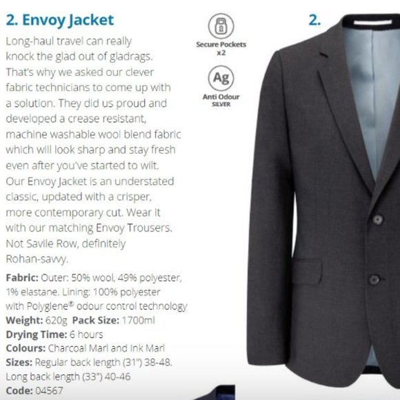 Rohan Envoy‎ Jacket. Men’s 46 Long. EUC - Picture 9 of 10